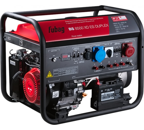 Генератор бензиновый FUBAG BS 8500 XD ES Duplex (641021)
