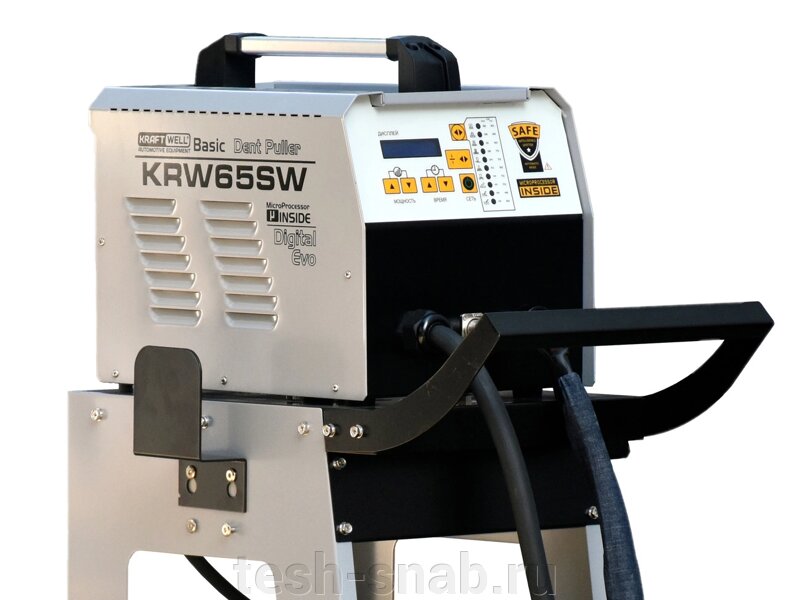 Аппарат для контактной точечной сварки на тележке (споттер), 220 В KraftWell арт. KRW65SW/220
