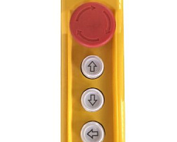 Пульт управления для талей электрических PA с тележкой 500/1000 4 кнопки+стоп (С 45uF+16uF)
