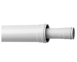 Коаксиальное удлинение полипропиленовое, диам. 60/100 мм, длина 500 мм для конденсационных котлов

